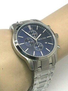 no nonsense elegant & rugged water resistant watch made by BULOVA